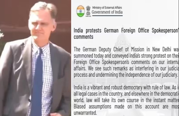 Indian government German ambassador